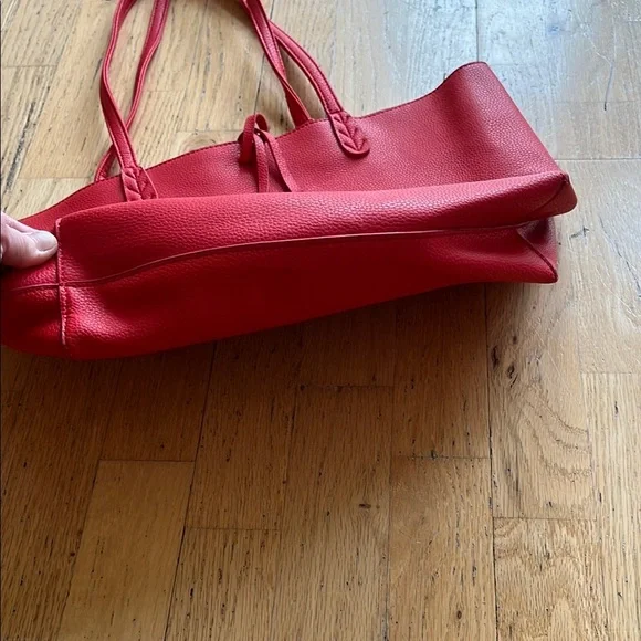 BCBG Red Tote Bag - Picture 2 of 4